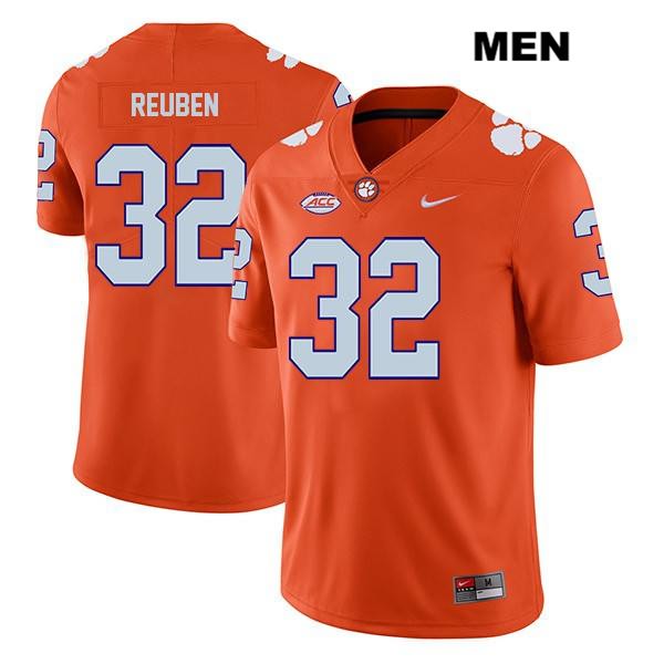 Men's Clemson Tigers #32 Etinosa Reuben Stitched Orange Legend Authentic Nike NCAA College Football Jersey CDV2846DU
